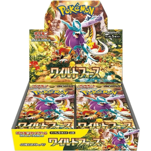 Pokemon Wild Force Booster Display Japanisch