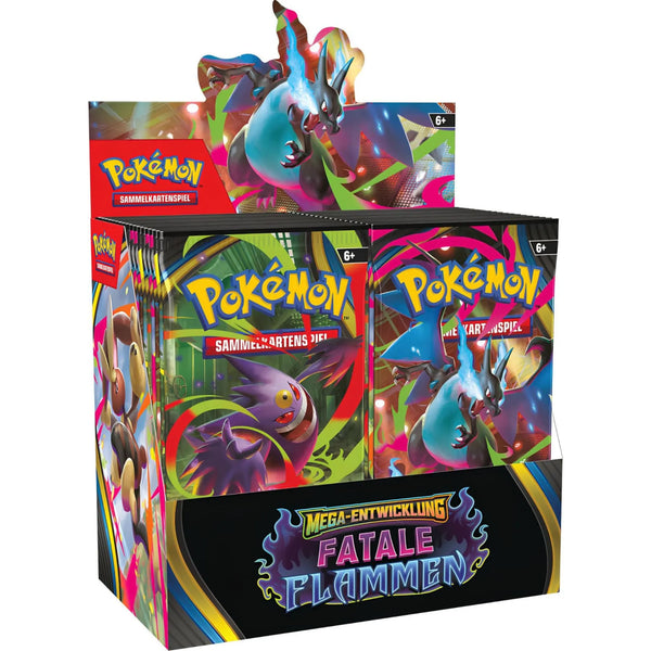 Pokemon Fatale Flammen Booster Display ME02 DE