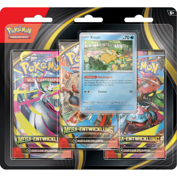 Pokemon Mega Entwicklung 3-Pack Blister