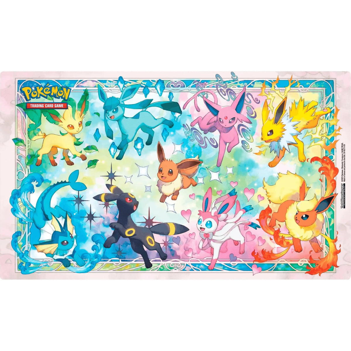 Pokemon Prismatische Entwicklungen Spielmatte