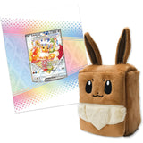 Pokemon Prismatische Entwicklungen Evoli Promokarte und Deckbox