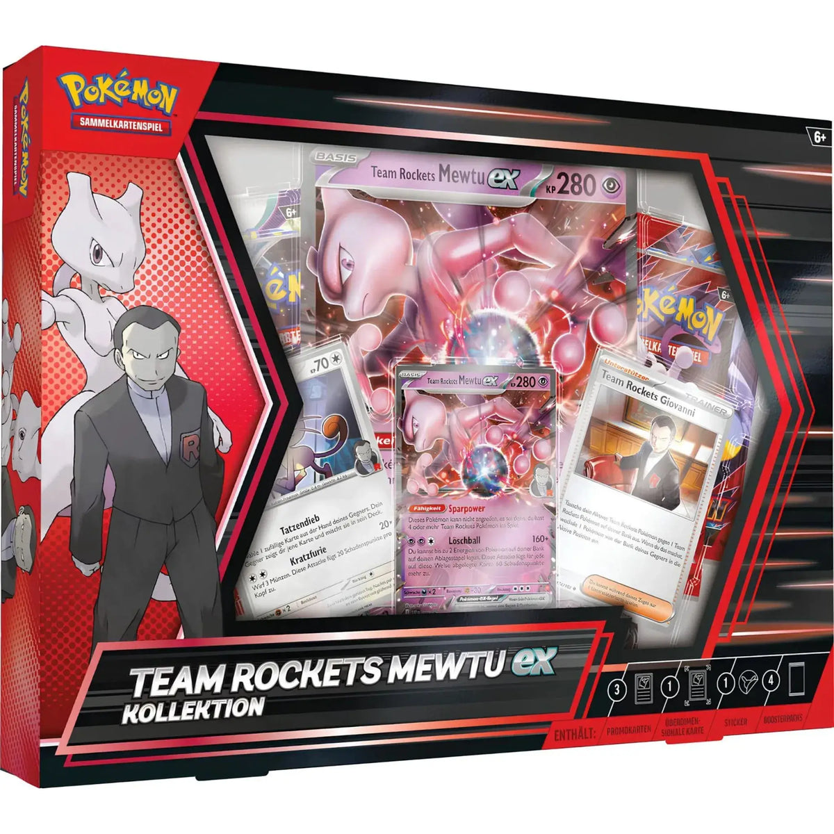 Pokemon Team Rockets Mewtu ex Kollektion Deutsch