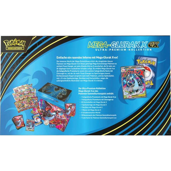Pokemon Mega Glurak X ex Ultra-Premium-Kollektion DE