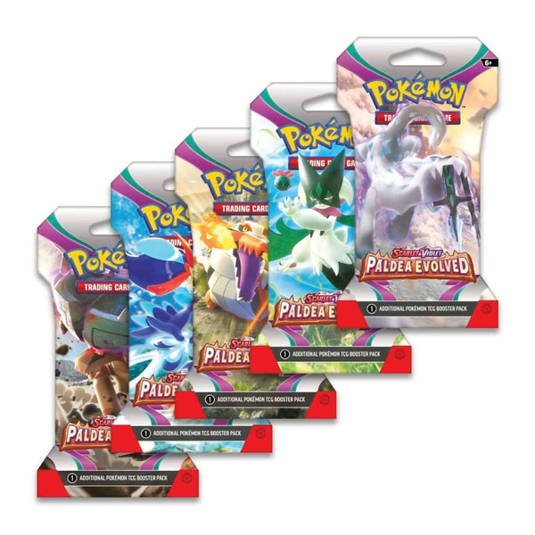 Pokemon Paldea Evolved Sleeved Booster SV02 EN