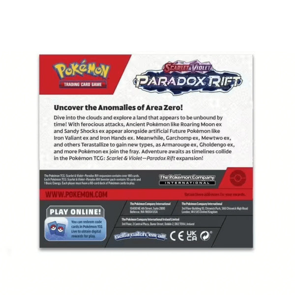 Pokemon Paradox Rift Booster Display SV04 EN
