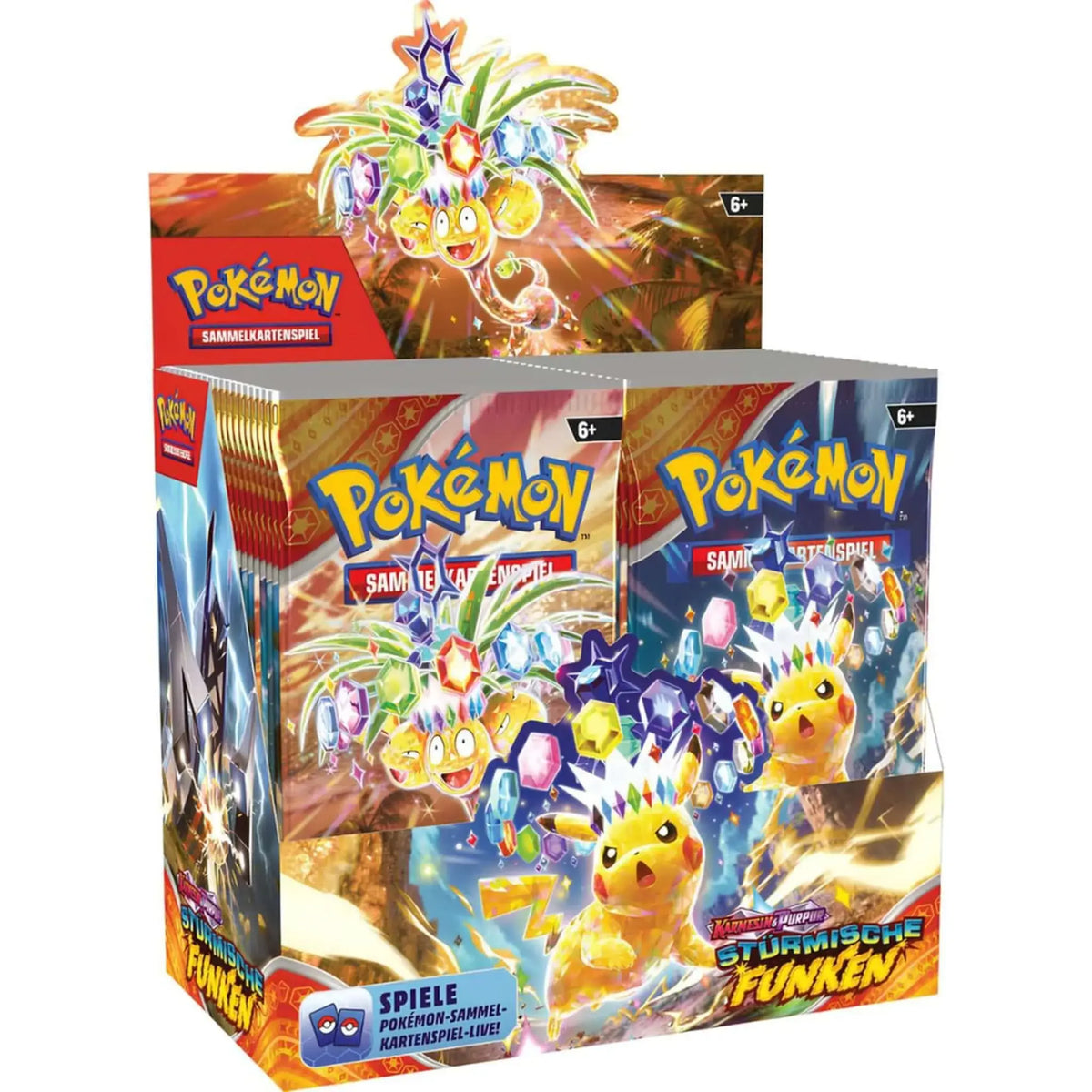 Pokemon Stürmische Funken Booster Display SV08 DE