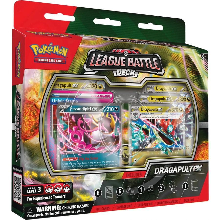 Pokémon TCG League Battle Deck Dragapult EX – spielbereites Turnier-Deck mit Foil-Karten und Strategie