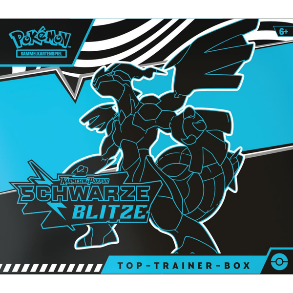 Deckbox mit Zekrom-Design – Teil der Schwarze Blitze Trainer-Box