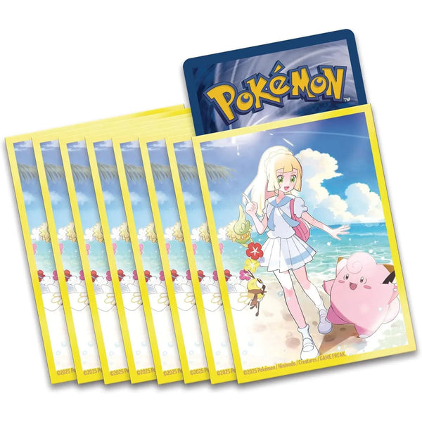 Kartenhüllen und Heiteira-Promokarte – Inhalt der Pokémon Lilly Turnier-Kollektion