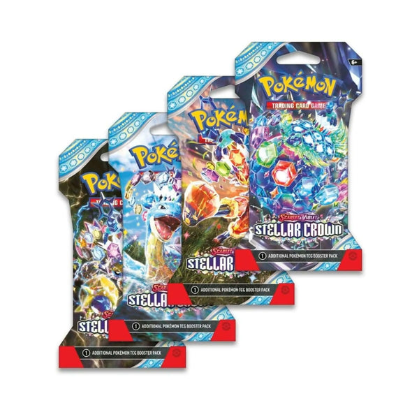 Pokemon Stellar Crown Sleeved Booster SV07 EN