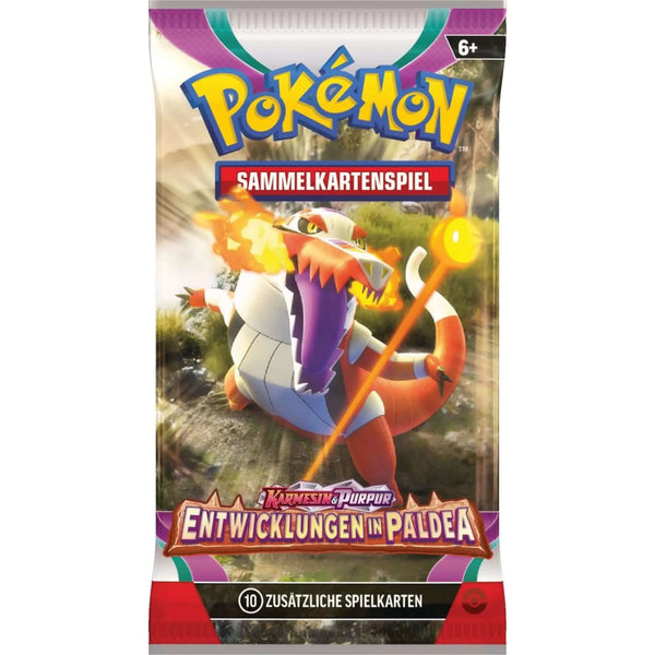 Pokémon Boosterpack Entwicklungen in Paldea
