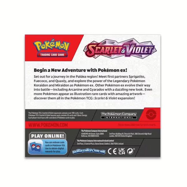 Pokemon Scarlet & Violet Booster Display SV01 EN